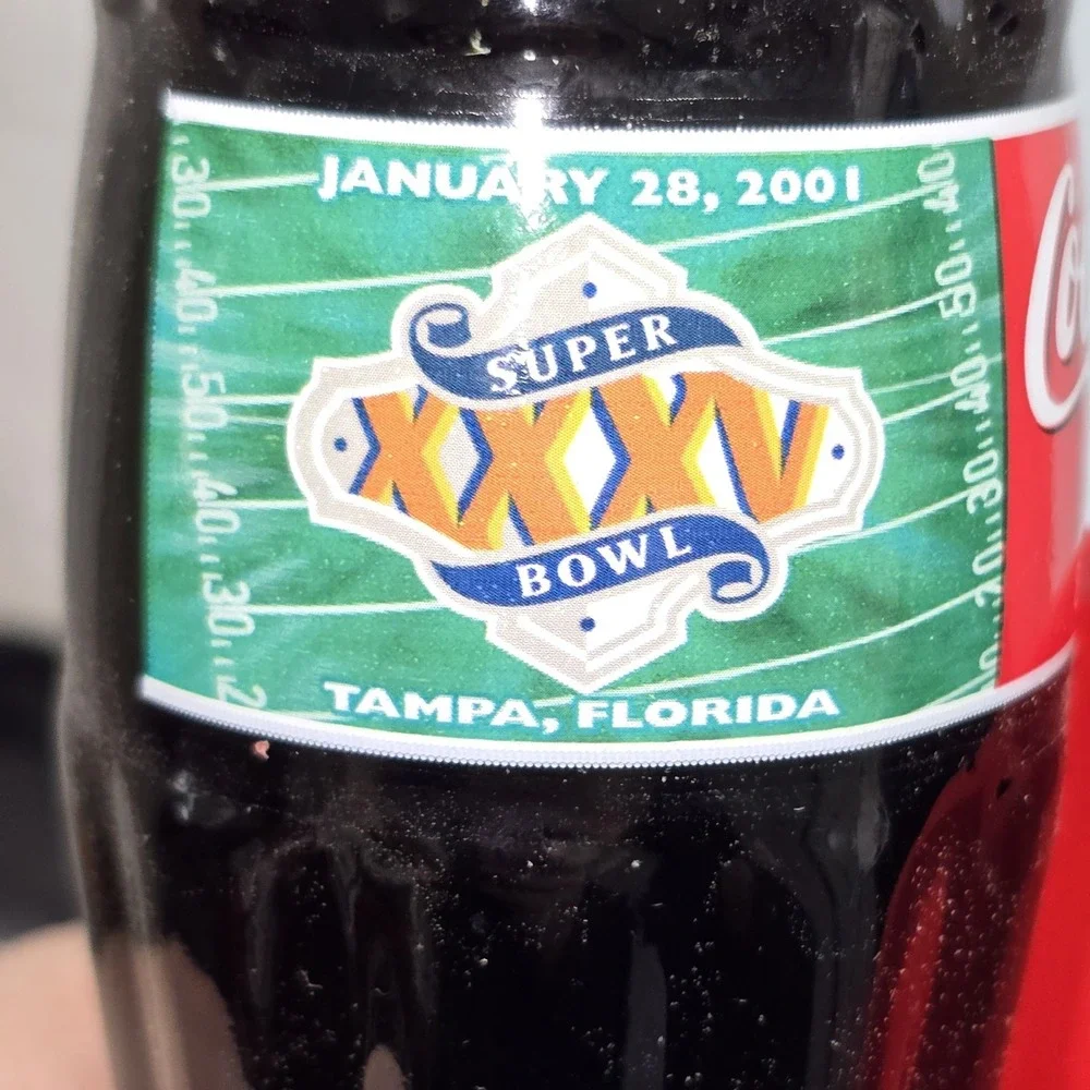 Coca Cola Collectible Bottle Lot Super Bowl XXXV Plus Disney 100  Years Of Magic